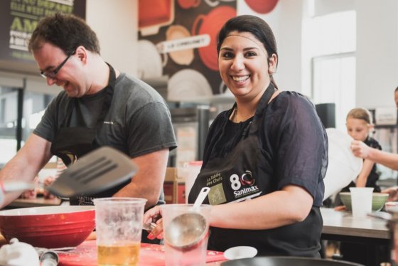 Jac Food Hub volunteer